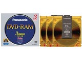 JAN 4984824582309 Panasonic データ用DVD-RAM LM-HB94LP3 パナソニックオペレーショナルエクセレンス株式会社 TV・オーディオ・カメラ 画像