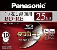 JAN 4984824941182 Panasonic 録画用2倍速ブルーレイディスク 25GB BD-RE LM-BE25T10 パナソニックオペレーショナルエクセレンス株式会社 TV・オーディオ・カメラ 画像
