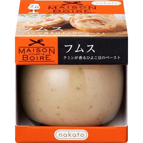 JAN 4986504301644 メゾンボワール フムス クミンが香るひよこ豆のペースト(95g) 株式会社nakato 食品 画像