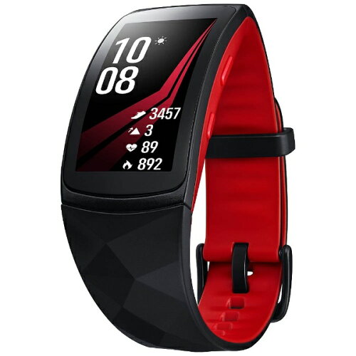 JAN 4986773170392 SAMSUNG GEAR FIT 2 PRO レッド L サムスン電子ジャパン株式会社 スマートフォン・タブレット 画像