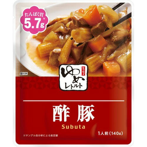 JAN 4987051993009 ゆめレトルト 酢豚(140g) キッセイ薬品工業株式会社 食品 画像