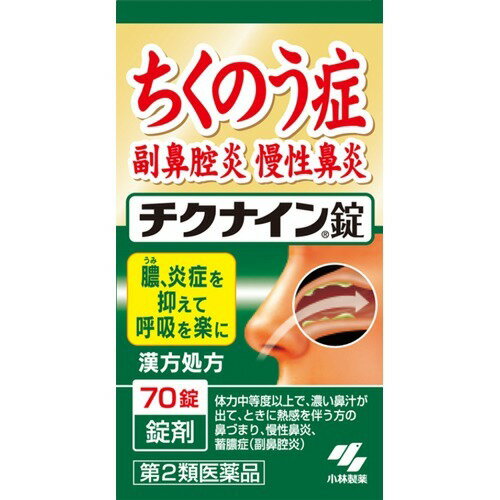 JAN 4987072082829 チクナイン錠(70錠) 小林製薬株式会社 医薬品・コンタクト・介護 画像