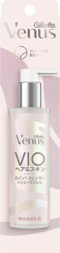 JAN 4987176122469 ジレット ヴィーナス VIOヘア＆スキン 2イン1 クレンザー+シェーブジェル(190ml) P&Gジャパン(同) 美容・コスメ・香水 画像