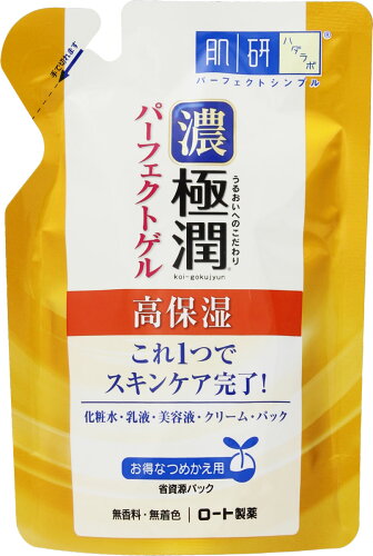 JAN 4987241143429 肌研(ハダラボ) 極潤 パーフェクトゲル つめかえ用(80g) ロート製薬株式会社 美容・コスメ・香水 画像