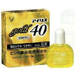 JAN 4987306002081 アイリスゴールド40 14ml 大正製薬株式会社 医薬品・コンタクト・介護 画像