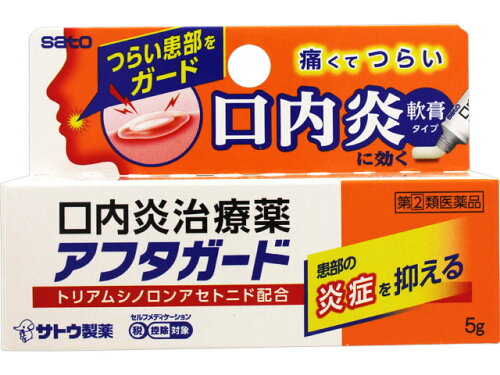 JAN 4987316004075 アフタガード(セルフメディケーション税制対象)(5g) 佐藤製薬株式会社 医薬品・コンタクト・介護 画像