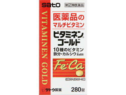 JAN 4987316024608 ビタミネンゴールド(280錠) 佐藤製薬株式会社 医薬品・コンタクト・介護 画像