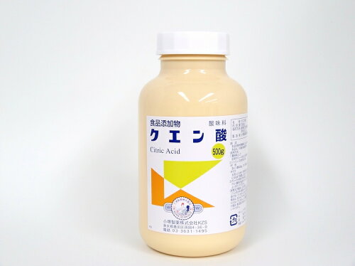 JAN 4987371249633 クエン酸(食添) 500g 小堺製薬株式会社 食品 画像