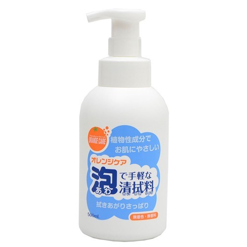 JAN 4987379402047 オレンジケア 泡で手軽な清拭料(500ml) 株式会社大木 医薬品・コンタクト・介護 画像