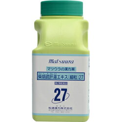 JAN 4987457101022 柴胡疏肝湯エキス細粒27 500g 松浦薬業株式会社 医薬品・コンタクト・介護 画像