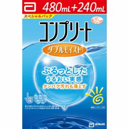 JAN 4987617003425 コンプリートダブルモイスト 480mL+240mL エイエムオー・ジャパン株式会社 医薬品・コンタクト・介護 画像