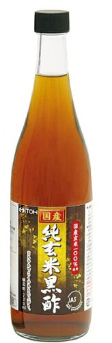 JAN 4987645488485 国産純玄米黒酢(720ml) 井藤漢方製薬株式会社 水・ソフトドリンク 画像