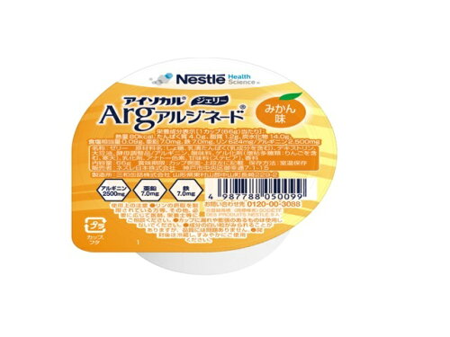 JAN 4987788029965 ネスレ ヘルス サイエンス アイソカル・ジェリー ARG 蜜柑味 66gX24 ネスレ日本株式会社 医薬品・コンタクト・介護 画像