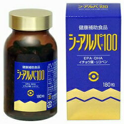 JAN 4987926036558 日水製薬 シーアルパ100 180錠 DHA・EPA・イチョウ葉・リコペン含有 健創製薬株式会社 ダイエット・健康 画像