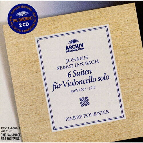 JAN 4988005191618 無伴奏チェロのための6つの組曲/ＣＤ/POCA-2601 ユニバーサルミュージック(同) CD・DVD 画像