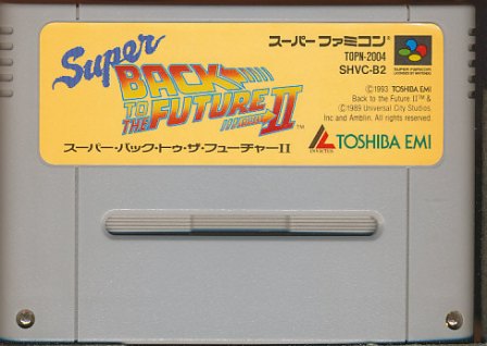 JAN 4988006103405 SF スーパー・バック・トゥ・ザ・フューチャー2 SUPER FAMICOM ユニバーサルミュージック(同) テレビゲーム 画像