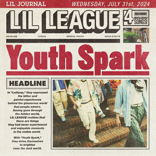 JAN 4988064670512 Youth Spark（DVD付）/CDシングル（12cm）/RZCD-67051 エイベックス・ミュージック・クリエイティヴ株式会社 CD・DVD 画像