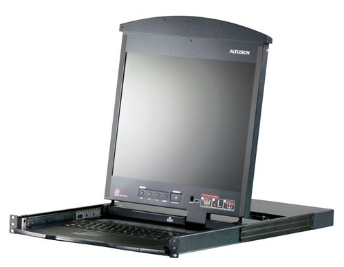 JAN 4988481641362 8ポトマルチプラットホム対応ドロワー 17インチlcd/cat5仕様 ショート  aten/kl jjs  株式会社プリンストン パソコン・周辺機器 画像