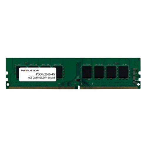 JAN 4988481780269 プリンストン PDD4/2666-4G 4GB DDR4-2666 PC4-2666 288PIN UDIMM 株式会社プリンストン パソコン・周辺機器 画像