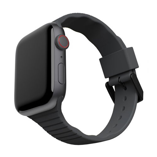 JAN 4988481825274 URBAN ARMOR GEAR Apple Watch 45/44/42mm用シリコンバンド ブラック UAG-UAWLAR-BK 株式会社プリンストン スマートフォン・タブレット 画像