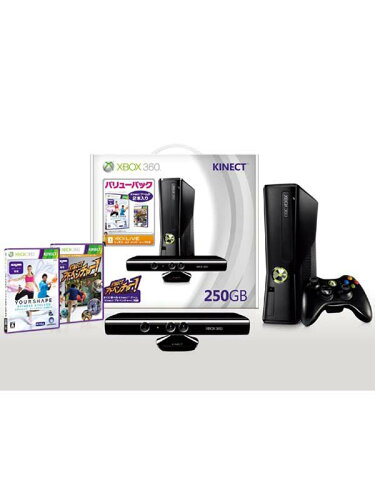 JAN 4988648816633 Xbox 360 250GB ＋ Kinect バリューパック/XB360/S9G00030/A 全年齢対象 日本マイクロソフト株式会社 テレビゲーム 画像