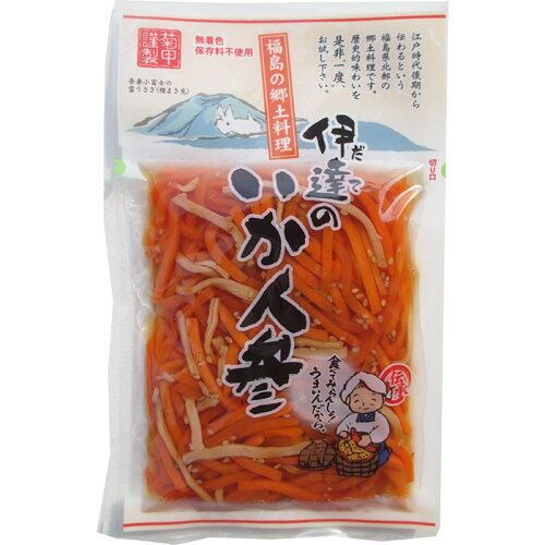 JAN 4990687200021 菊甲漬物 伊達のいか人参 140g 菊甲食品株式会社 食品 画像