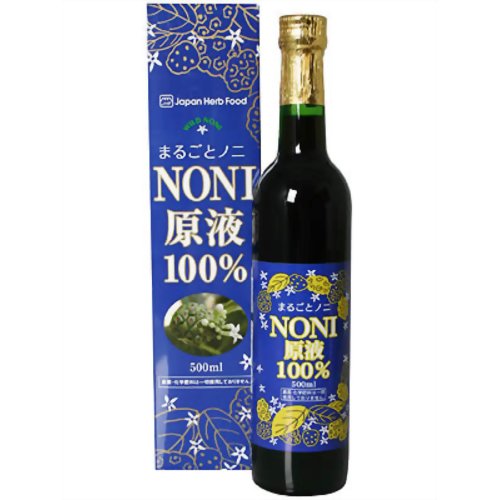 JAN 4990986000216 まるごとノニ原液100% 500ml 日本ハーブ食品株式会社 水・ソフトドリンク 画像