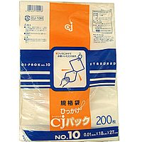 JAN 4991437700228 ケミカルJ ひっかけCJパック No.10 株式会社ケミカルジャパン 日用品雑貨・文房具・手芸 画像