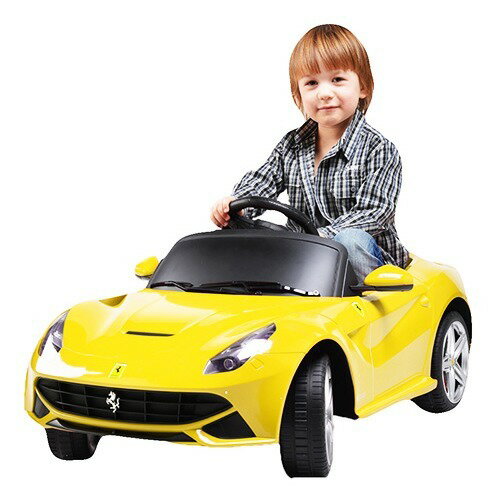 JAN 4991901432396 電動乗用玩具 フェラーリ イエロー Ferrari F12 Berlinetta 株式会社友愛玩具 おもちゃ 画像