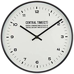 JAN 4994371147999 インターフォルム ウォールクロック Central Time セントラルタイム 電波時計 ブラック 株式会社インターフオルム インテリア・寝具・収納 画像