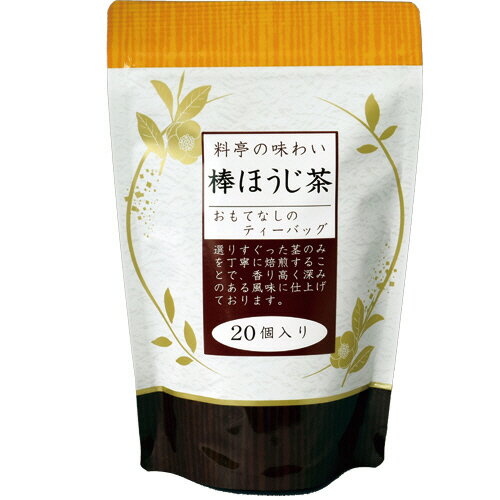 JAN 4994540111837 カネイ一言製茶 おもてなしのティーバッグ 料亭の味わい 棒ほうじ茶 40g カネイ一言製茶株式会社 水・ソフトドリンク 画像