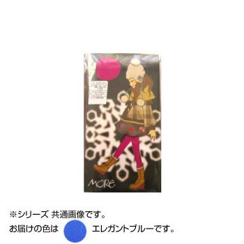 JAN 4994762900059 MORE 子どもカラータイツ 80デニール 105cm 81-9000 722・エレガントブルー オーアイ工業株式会社 キッズ・ベビー・マタニティ 画像