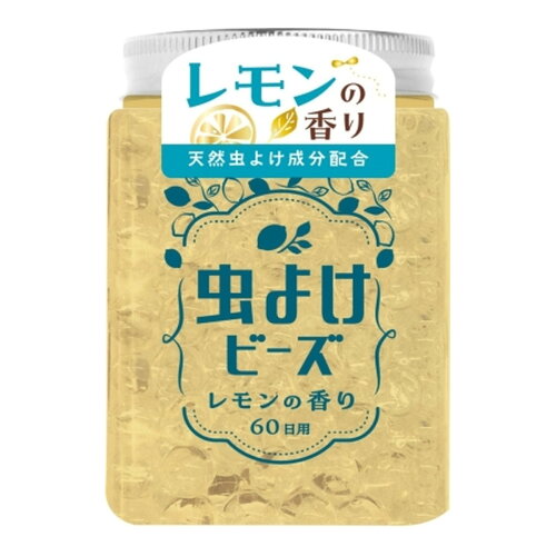 JAN 4995860518009 虫よけビーズ〓 60日用 レモンの香り 200g 株式会社ウエ・ルコ 日用品雑貨・文房具・手芸 画像