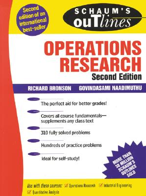 ISBN 9780070080201 Schaum's Outline of Operations Research Revised/MCGRAW HILL BOOK CO/Richard Bronson 本・雑誌・コミック 画像