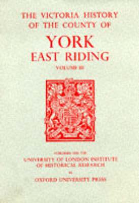 ISBN 9780197227442 A History of the County of York East Riding: Volume III/VICTORIA COUNTY HISTORY/K. J. Allison 本・雑誌・コミック 画像