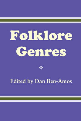 ISBN 9780292724372 Folklore Genres Revised/UNIV OF TEXAS PR/Dan Ben-Amos 本・雑誌・コミック 画像