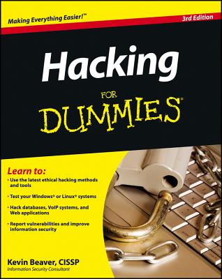 ISBN 9780470550939 Hacking for Dummies/HUNGRY MINDS/Kevin Beaver 本・雑誌・コミック 画像