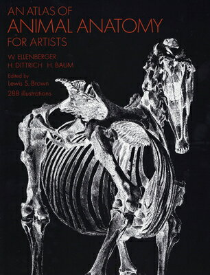 ISBN 9780486200828 An Atlas of Animal Anatomy for Artists/DOVER PUBN INC/W. Ellenberger 本・雑誌・コミック 画像