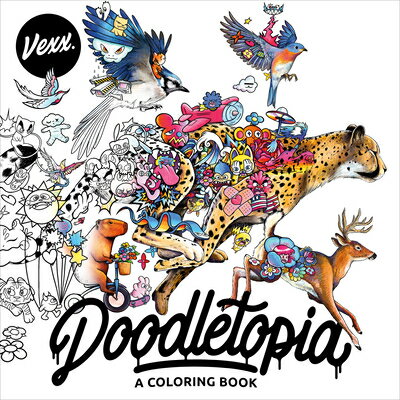 ISBN 9780593713389 Doodletopia: A Coloring Book/TARCHER PERIGEE/Vexx 本・雑誌・コミック 画像