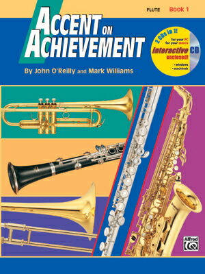 ISBN 9780739005118 Accent on Achievement, Bk 1: Flute, Book & CD/ALFRED PUBN/John O'Reilly 本・雑誌・コミック 画像