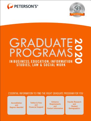 ISBN 9780768943214 Graduate Programs in Business, Education, Information Studies, Law & Social Work 2020/PETERSONS/Peterson's 本・雑誌・コミック 画像