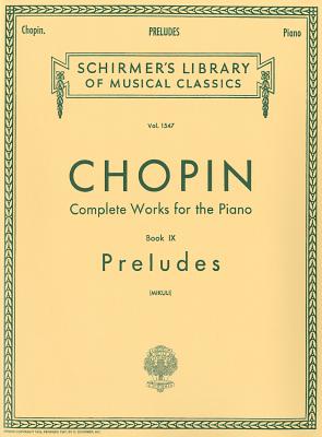 ISBN 9780793570041 Preludes: Schirmer Library of Classics Volume 1547 Piano Solo, Arr. Mikuli/G SCHIRMER/Frederic Chopin 本・雑誌・コミック 画像