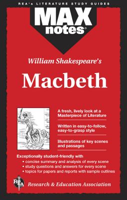 ISBN 9780878919444 Macbeth (Maxnotes Literature Guides)/RES & EDUCATION ASSN/Rebecca McKinlay Sheinberg 本・雑誌・コミック 画像