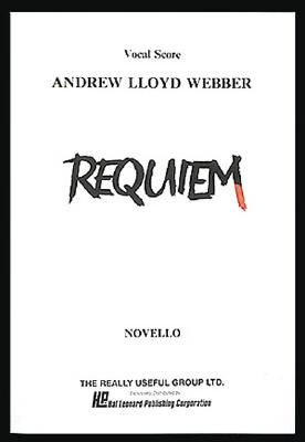 ISBN 9780881884739 Requiem: Vocal Score/MUSIC SALES CORP/Andrew Lloyd Webber 本・雑誌・コミック 画像