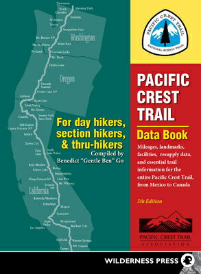 ISBN 9780899977454 Pacific Crest Trail Data Book: Mileages, Landmarks, Facilities, Resupply Data, and Essential Trail I/WILDERNESS PR/Benedict Go 本・雑誌・コミック 画像