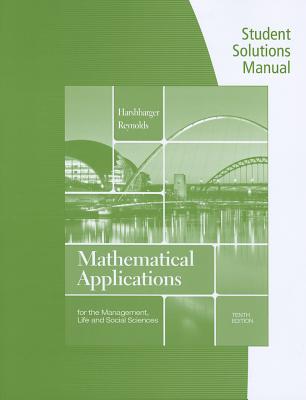 ISBN 9781133108528 Student Solutions Manual for Harshbarger/Reynolds' Mathematical Applications for the Management/BROOKS COLE PUB CO/Ronald J. Harshbarger 本・雑誌・コミック 画像