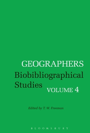 ISBN 9781350000520 GeographersBiobibliographical Studies, Volume 4 本・雑誌・コミック 画像