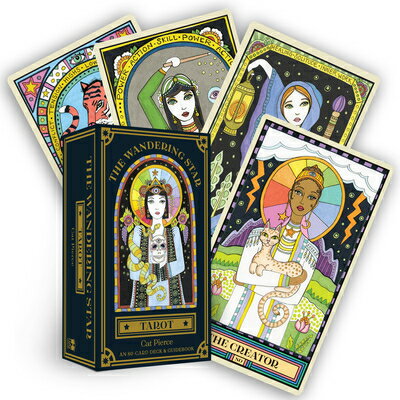 ISBN 9781401964412 The Wandering Star Tarot: An 80-Card Deck & Guidebook /HAY HOUSE/Cat Pierce 本・雑誌・コミック 画像