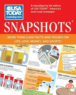 ISBN 9781402764387 USA Today Snapshots: More Than 2,000 Facts and Figures on Life, Love, Money, and Sports!/STERLING PUBL CO INC/USA Today 本・雑誌・コミック 画像