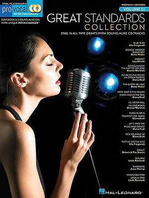 ISBN 9781423481140 Great Standards Collection [With 2 CDs] Women's/HAL LEONARD PUB CO/Hal Leonard Corp 本・雑誌・コミック 画像